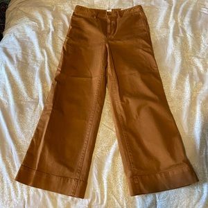 Gap wide leg crop pants